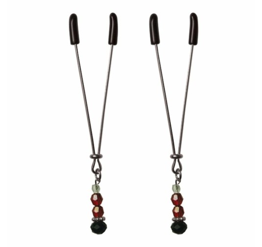 Zaciski na sutki - S&M Ruby Black Nipple Clips